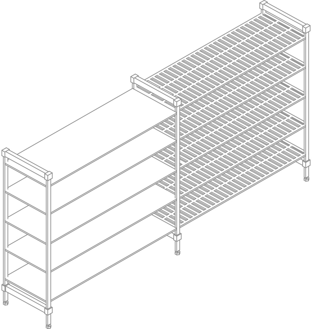 Rayonnage d’extension